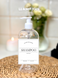 Баночка прозора з білим. Дозатор-помпа. Shampoo - шампунь. copy_2_copy_1_00012 фото