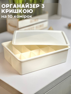 Органайзер з кришкою на 10 комірок  00376 фото